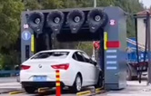 蕭山西湖石油選配林頓龍門往復(fù)式全自動(dòng)洗車機(jī)，防銹蝕耐腐，經(jīng)久耐用